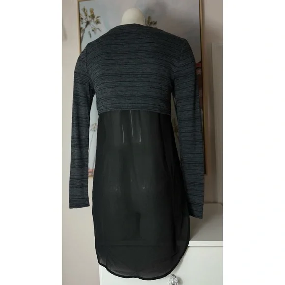Urban Outfitters Silence + Noise Sheer Overlay Long Sleeve Pullover Sweater XS - Picture 4 of 4
